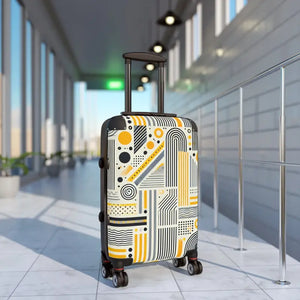 Vibrant Fashion Suitcase - Stylish Travel Luggage - Dipaliz - Small / Black - Suitcases