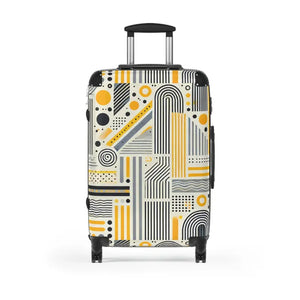 Vibrant Fashion Suitcase - Stylish Travel Luggage - Dipaliz - Medium / Black - Suitcases