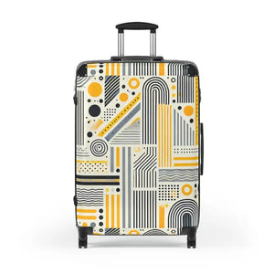 Vibrant Fashion Suitcase - Stylish Travel Luggage - Dipaliz - Large / Black - Suitcases