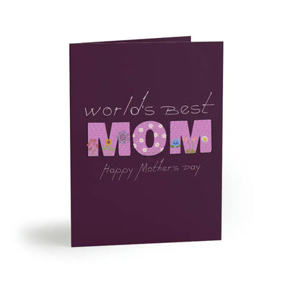 Mother’s Day Greeting Cards with Matching White Envelopes - 8 Pcs / Matte / 4.25” x 5.5” Paper Products