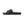 Navy Blue Slide Sandals Golden Pattern Statement Style - Dipaliz