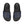 Navy Blue Slide Sandals Golden Pattern Statement Style - Dipaliz