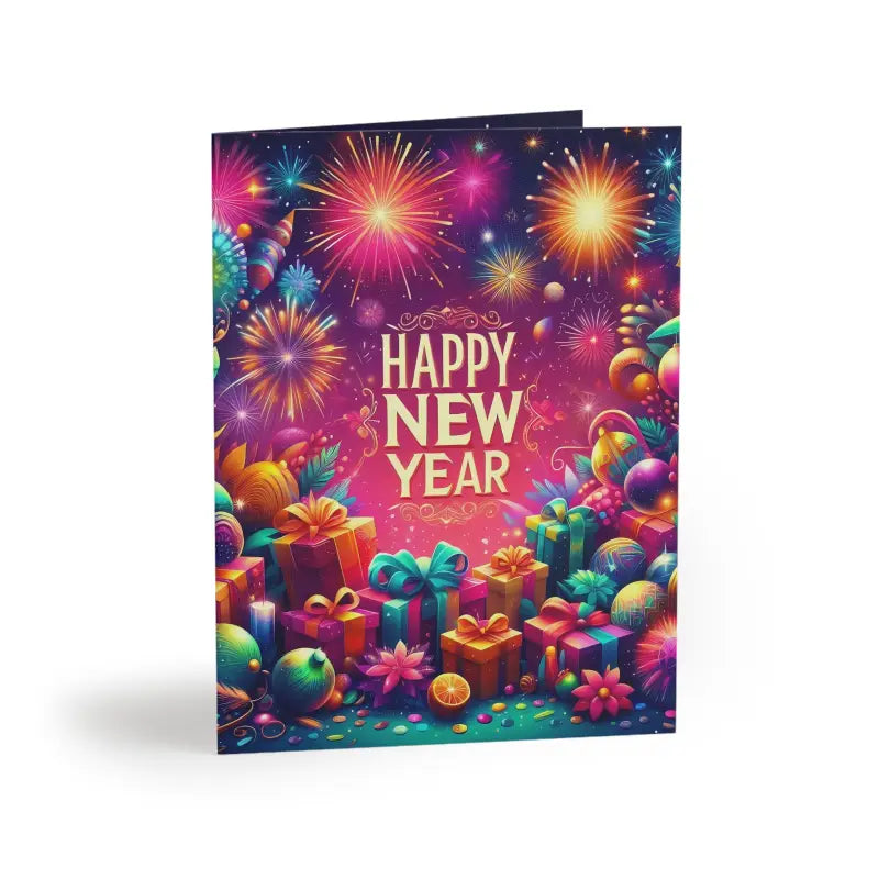 Stylish New Year Greeting Cards with White Envelopes! - 16 Pcs / Matte / 4.25” x 5.5” Paper Products