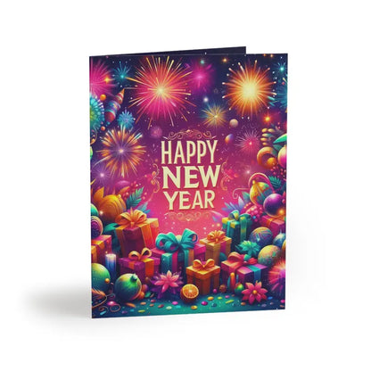 Stylish New Year Greeting Cards with White Envelopes! - 16 Pcs / Matte / 4.25” x 5.5” Paper Products