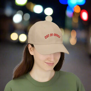 Out of Office Classic Dad Cap - Effortless Style - Dipaliz - Hats