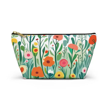 Elevate your Style with the Wildflowers Accessory Pouch! - Small / Black Zipper Bags