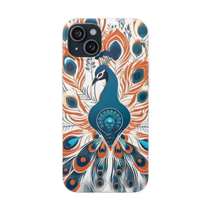 Peacock Flexi Cases - Stylish Protection for Women - Dipaliz - Iphone 15 Plus - Mobile Phone