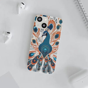Peacock Flexi Cases - Stylish Protection for Women - Dipaliz - Mobile Phone