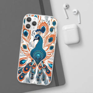 Peacock Flexi Cases - Stylish Protection for Women - Dipaliz - Mobile Phone