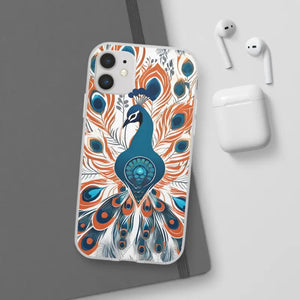 Peacock Flexi Cases - Stylish Protection for Women - Dipaliz - Mobile Phone