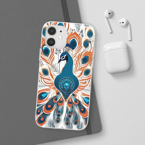 Peacock Flexi Cases - Stylish Protection for Women - Dipaliz - Mobile Phone