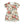 T-shirt Dress White Flowers Pink Comfort Style - Dipaliz - Dresses