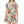 T-shirt Dress White Flowers Pink Comfort Style - Dipaliz - Xs - Dresses
