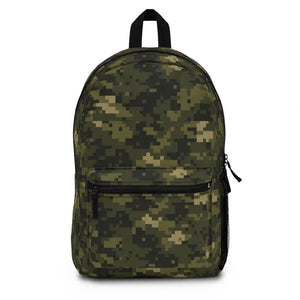 Pixelated Camouflage Backpack - Trendy Travel Rucksack - Dipaliz - one Size - School Backpacks