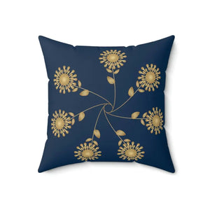 Polyester Square Pillow Bold Abstract Pattern Energy Style Dipaliz - 18’’ × - Throw Pillows