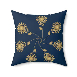 Polyester Square Pillow Bold Abstract Pattern Energy Style Dipaliz - 20’’ × - Throw Pillows