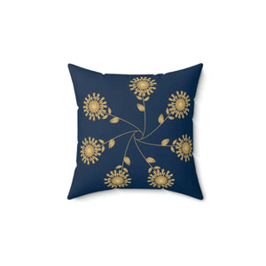 Polyester Square Pillow Bold Abstract Pattern Energy Style Dipaliz - Throw Pillows