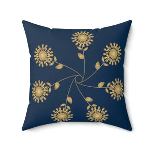 Polyester Square Pillow Bold Abstract Pattern Energy Style Dipaliz - Throw Pillows