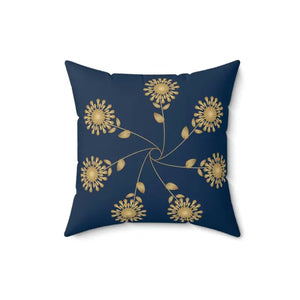 Polyester Square Pillow Bold Abstract Pattern Energy Style Dipaliz - Throw Pillows