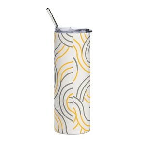 Stainless Steel Tumbler Keeps Drinks Hot for Coffee Lovers - Dipaliz - 20oz / White - Tumblers