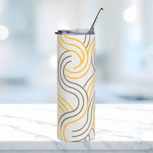 Stainless Steel Tumbler Keeps Drinks Hot for Coffee Lovers - Dipaliz - 20oz / White - Tumblers