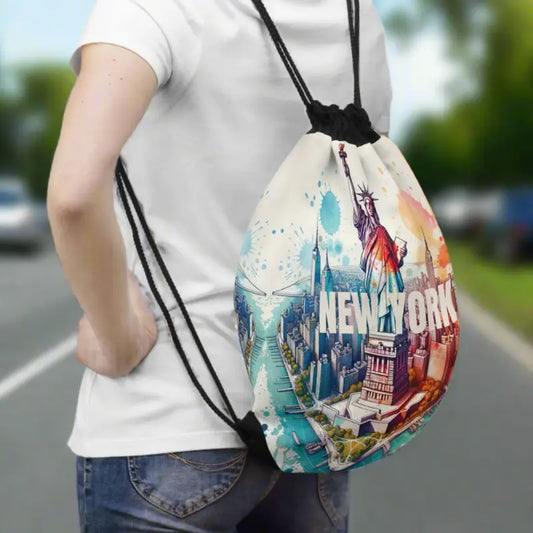 Carry Freedom & Style: Statue of Liberty Drawstring Bag - one Size Bags