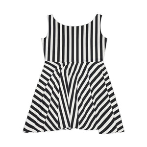 Women’s Skater Dress – Stylish Striped Summer - Dipaliz - Dresses - Xs