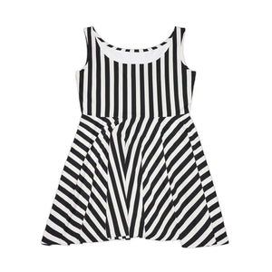 Women’s Skater Dress – Stylish Striped Summer - Dipaliz - Dresses - Xs