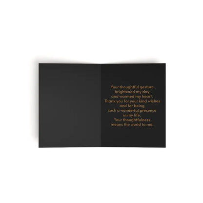 Stylish Thank you Greeting Cards with Matching Envelopes - Paper Products