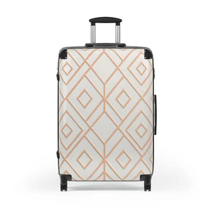 Stylish Travel Suitcase Geometric Design Bold Adventures - Dipaliz - Suitcases