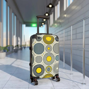 Fashion Travel Suitcase Bold Patterns Statement Design Dipaliz - Small / Black - Suitcases