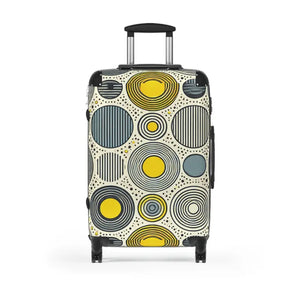 Fashion Travel Suitcase Bold Patterns Statement Design Dipaliz - Medium / Black - Suitcases