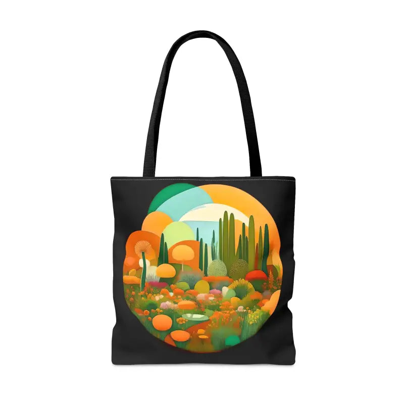 Tree Landscape Tote: Trendy Style and Function for On-the-go - Bags