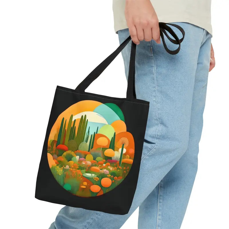 Tree Landscape Tote: Trendy Style and Function for On-the-go - Bags