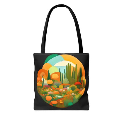 Tree Landscape Tote: Trendy Style and Function for On-the-go - Bags