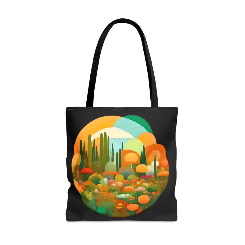 Tree Landscape Tote: Trendy Style and Function for On-the-go - Bags