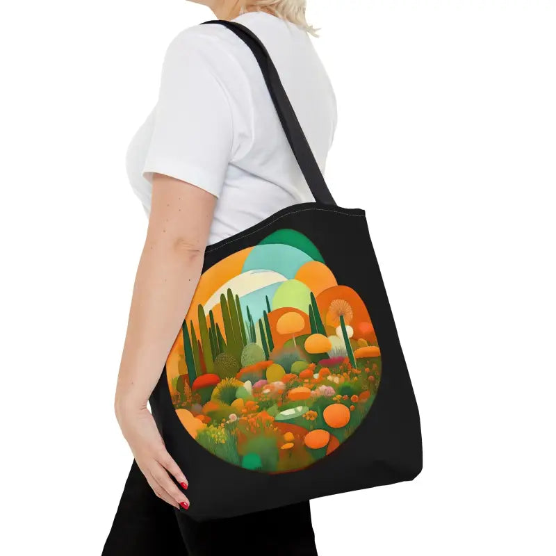 Tree Landscape Tote: Trendy Style and Function for On-the-go - Bags