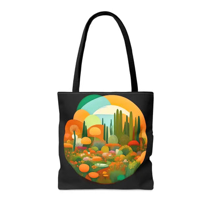 Tree Landscape Tote: Trendy Style and Function for On-the-go - Bags