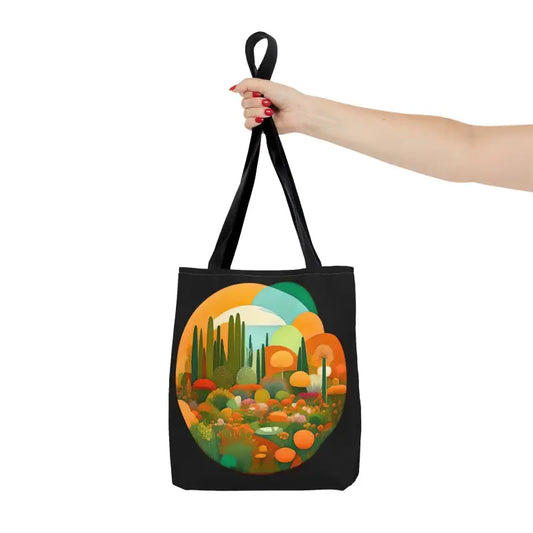 Tree Landscape Tote: Trendy Style and Function for On-the-go - Small Bags