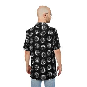 Unisex Celestial Hawaiian Button-down Shirt - Summer Style - Dipaliz - Shirts