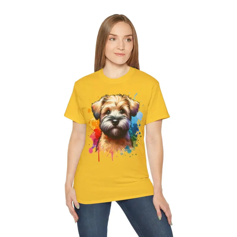 Unisex Ultra Cotton Tee for Wheaten Terrier Lovers - Daisy / s T-shirt