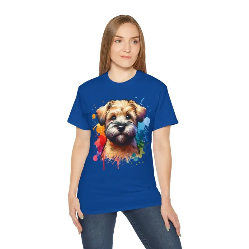 Unisex Ultra Cotton Tee for Wheaten Terrier Lovers - Royal / s T-shirt