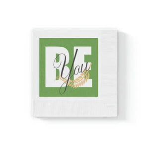 Home Decor - White Coined Napkins - Crisp Elegant Party Essential - Dipaliz 6.5’’ x / 100 Pcs