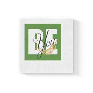 White Coined Napkins - Crisp Elegant Party Essential - Dipaliz - 6.5’’ x / 50 Pcs - Paper