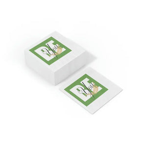 Home Decor - White Coined Napkins - Crisp Elegant Party Essential - Dipaliz