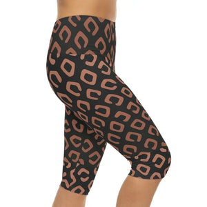 Stylish Women’s Capri Leggings All Over Print - Dipaliz