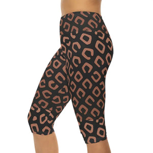 Stylish Women’s Capri Leggings All Over Print - Dipaliz