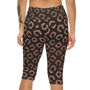 Stylish Women’s Capri Leggings All Over Print - Dipaliz