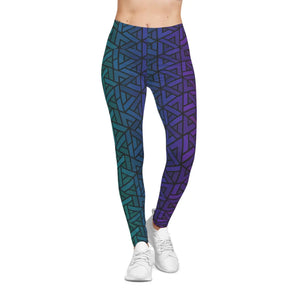 Vibrant Women’s Casual Leggings - Trending Pattern Tights - Dipaliz