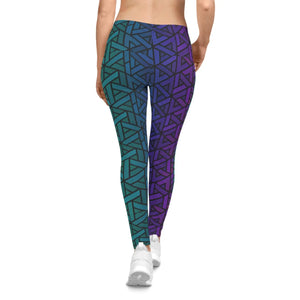 Vibrant Women’s Casual Leggings - Trending Pattern Tights - Dipaliz